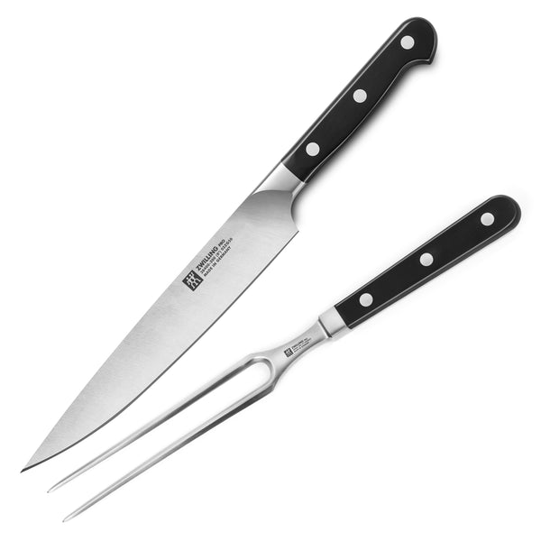2pc. Carving Knife Set - Prodigy 12 Slicer and 8 Fork - Ergo