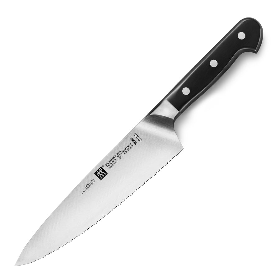 What is the Professional Serrated Knife and what do you use it for?