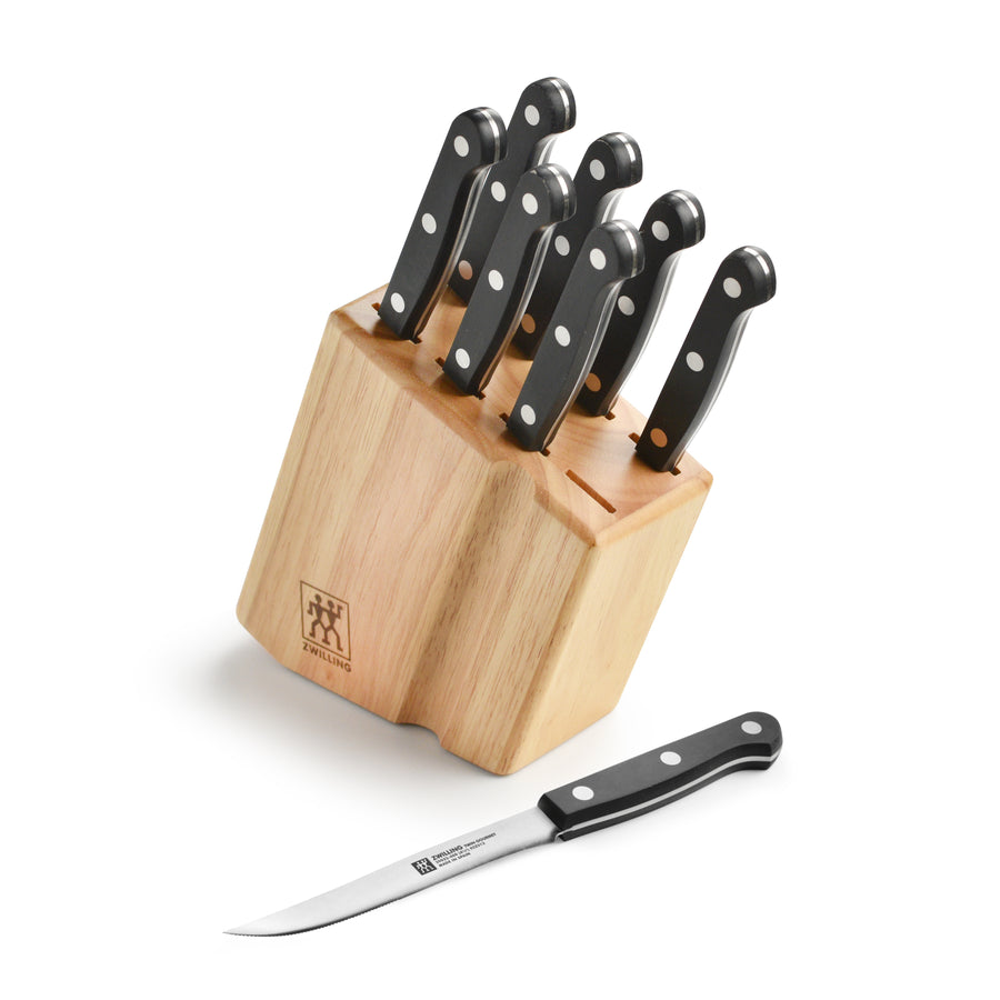 J.A. Henckels Gourmet Steak Knives - 8 Piece Set with Block – Cutlery and  More