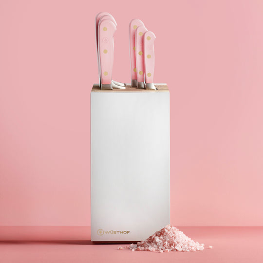 Wusthof Classic Pink Himalayan Salt 8 Piece Knife Block Set