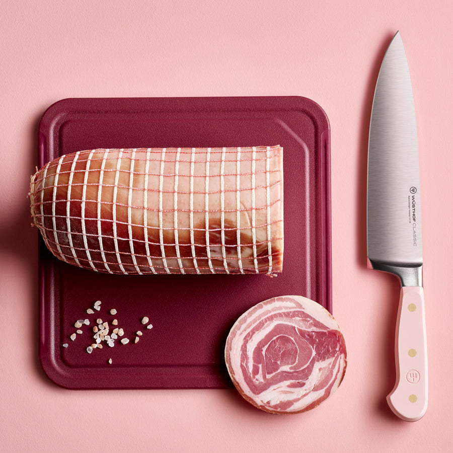 Kitchen Knife Set, Retrosohoo 8-Pieces Pink Ultra Sharp Cooking